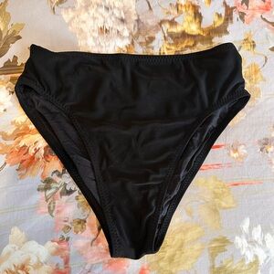 Norma Kamali Black Bikini Bottoms